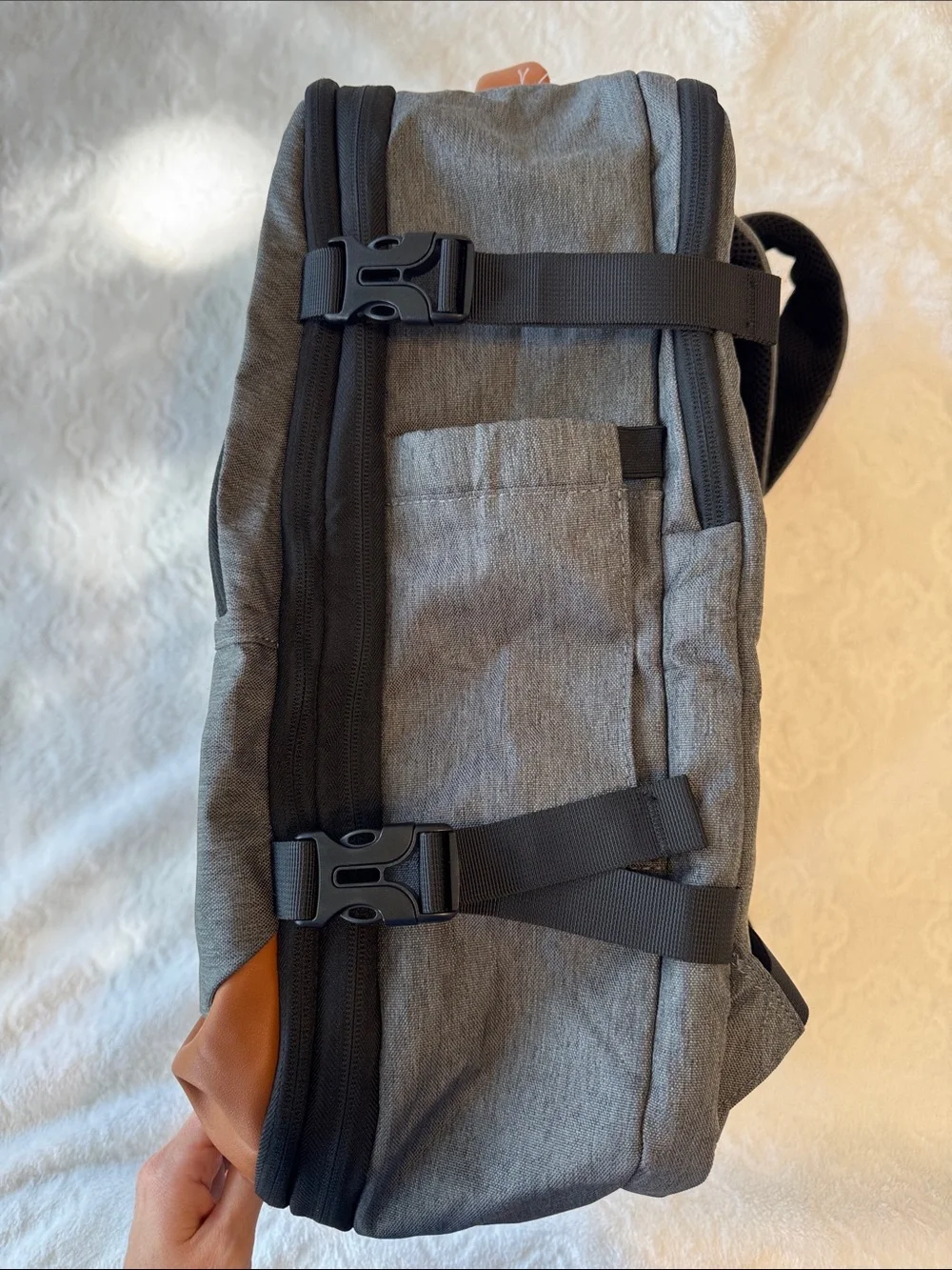 Bagsmart Falco 40L Expandable Carry On Travel Backpack Luggage Airline Approved